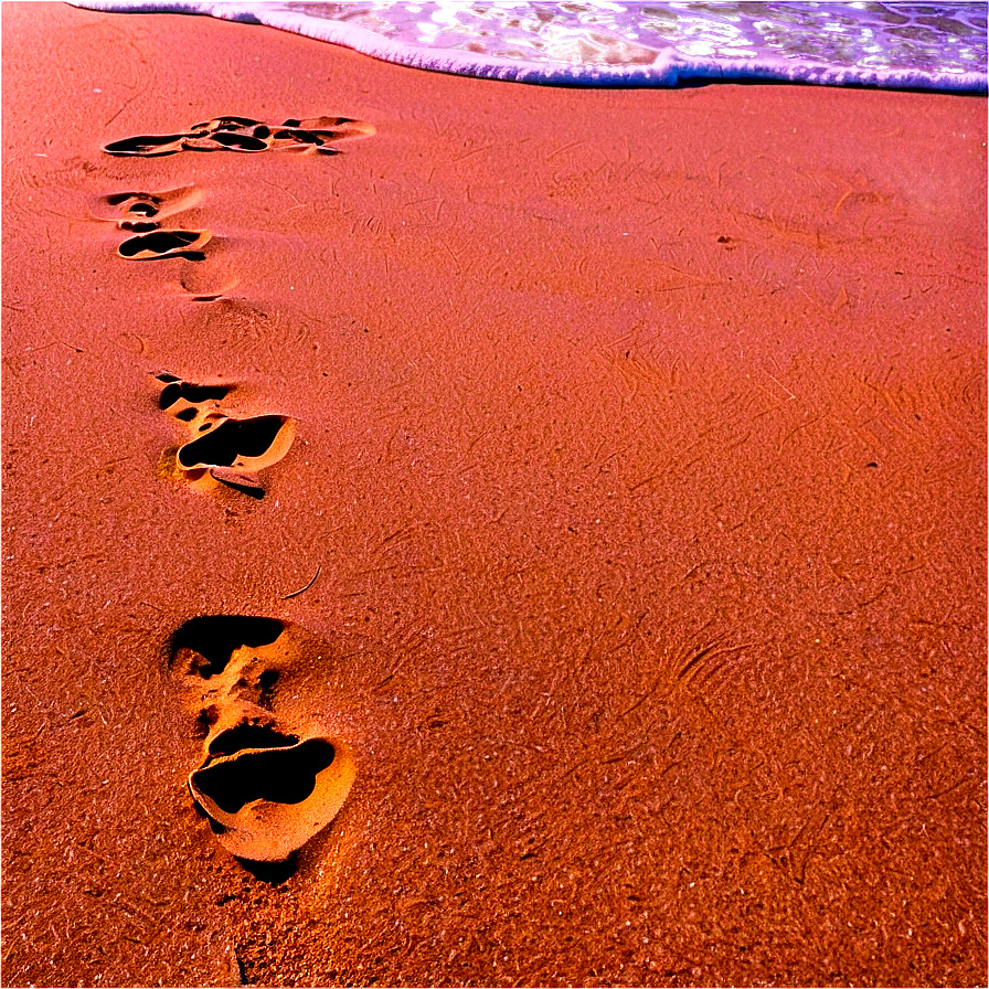 Sand Footprints Png 33