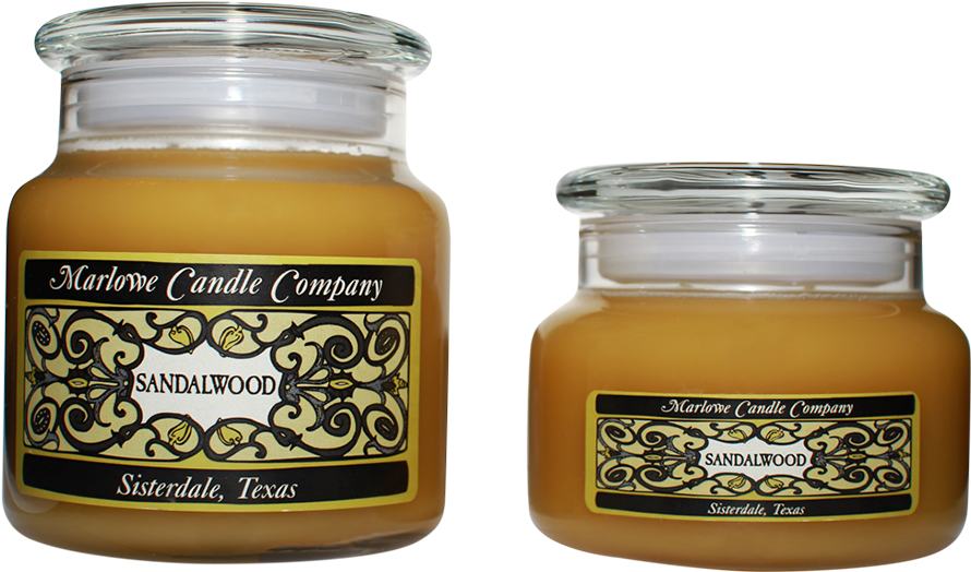 Sandalwood Scented Candles Marlowe Company