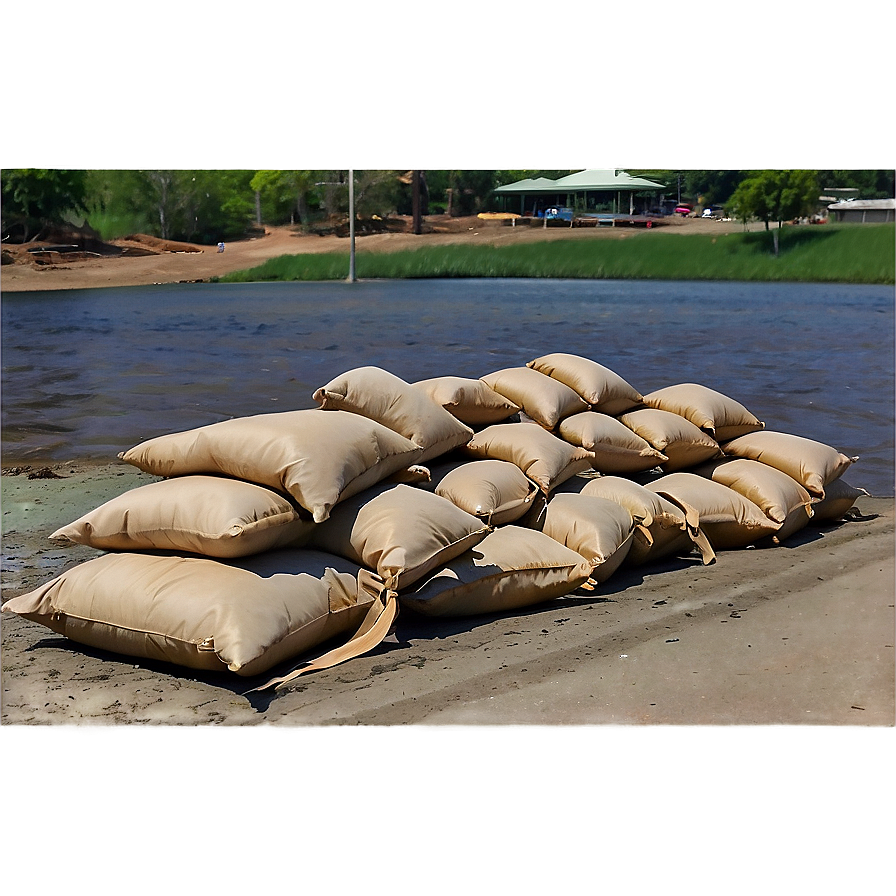 Sandbags For Riverbanks Png Fbm