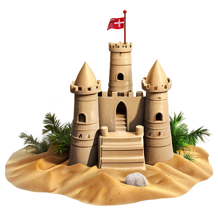 Sandcastle Illustration Png 78