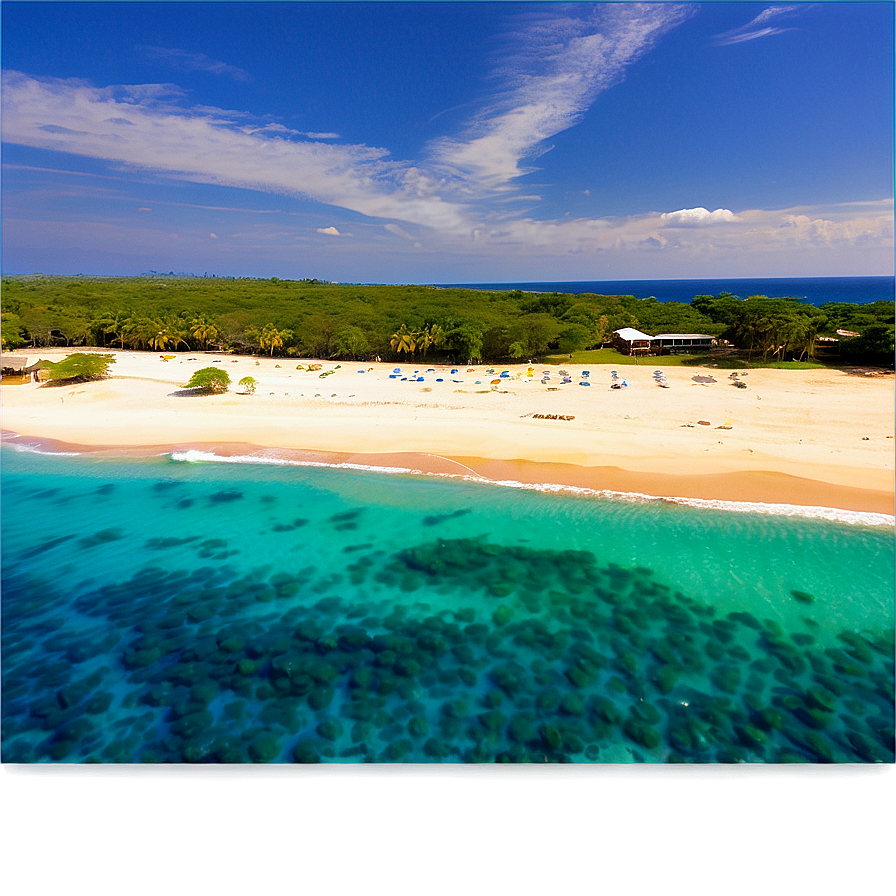 Sandy Beach Aerial View Png 43