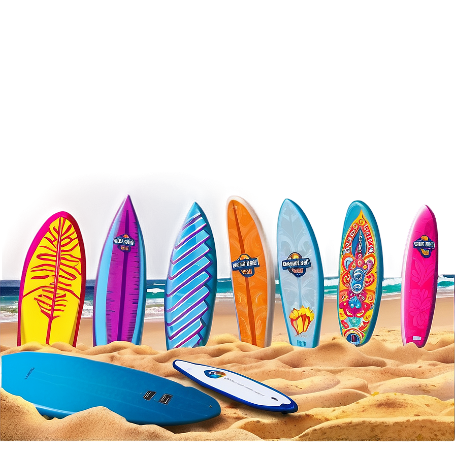 Sandy Beach Surfboards Png Vhd