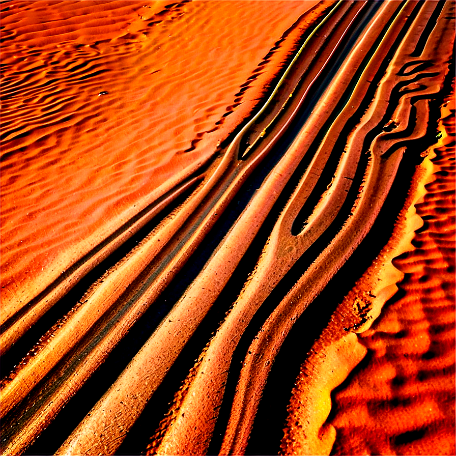 Sandy Desert Road Journey Png 56