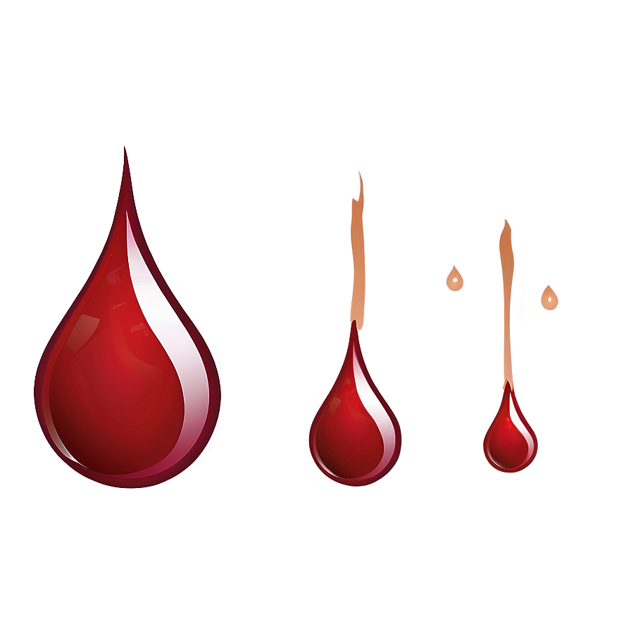 Sanguine Splatter: Blood Drop Vector Png Rgl