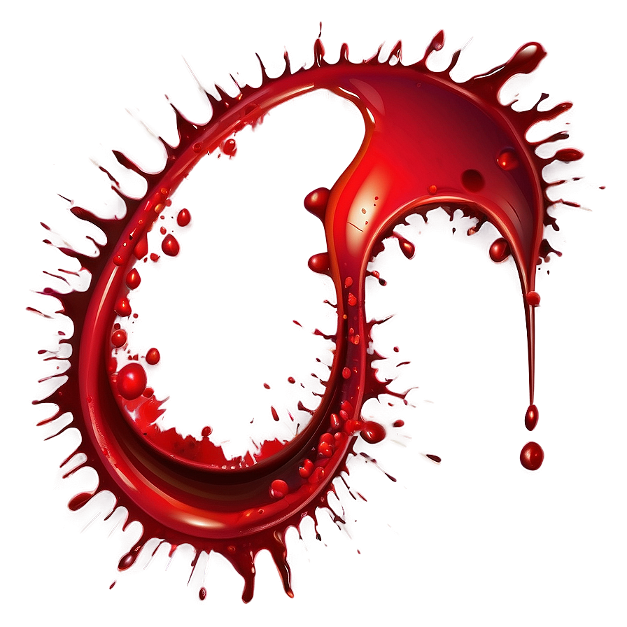 Sanguine Stains: Blood Spot Vector Png Rir53