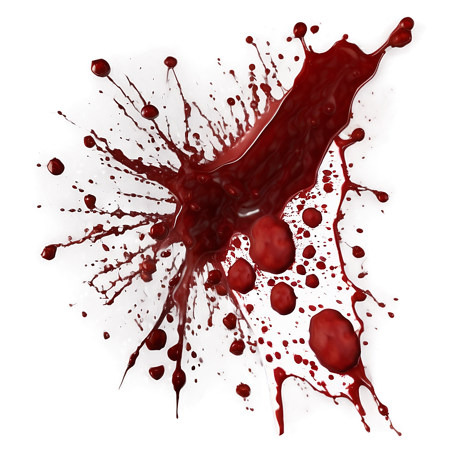 Sanguine Trails: Blood Spatter Effect Png Trd89