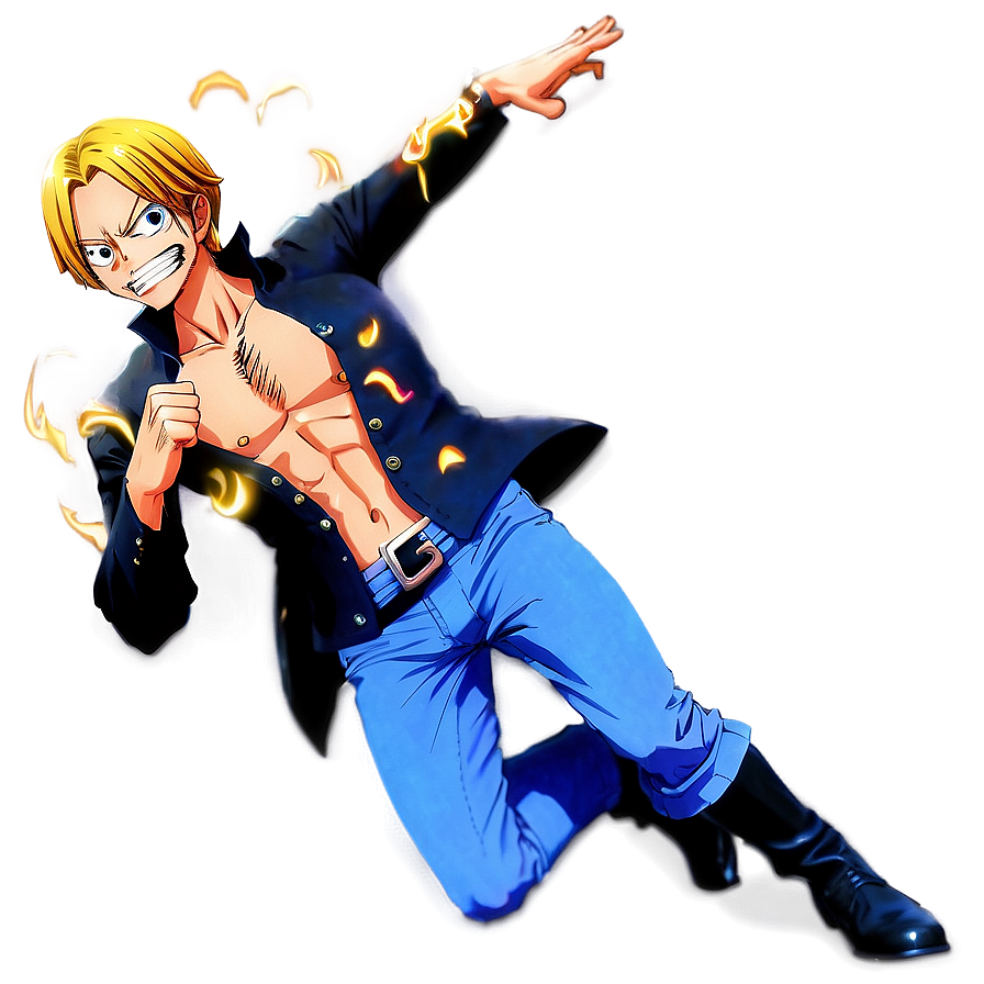 Sanji Fighting Pose Png 65