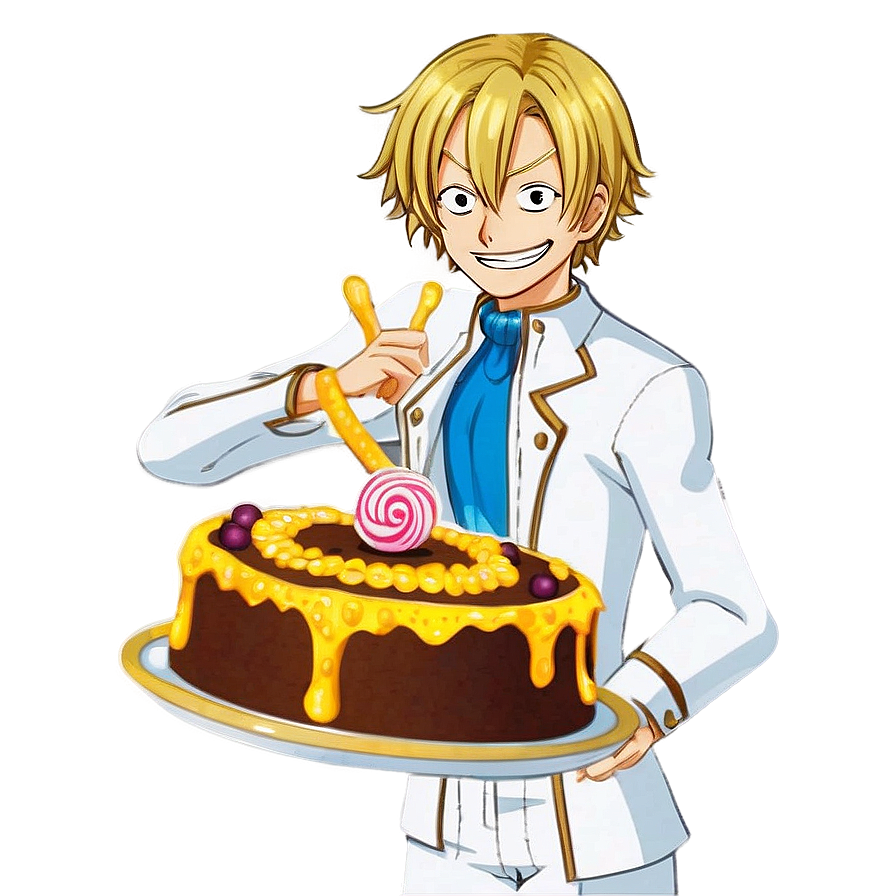 Sanji's Cake Island Adventure Png One