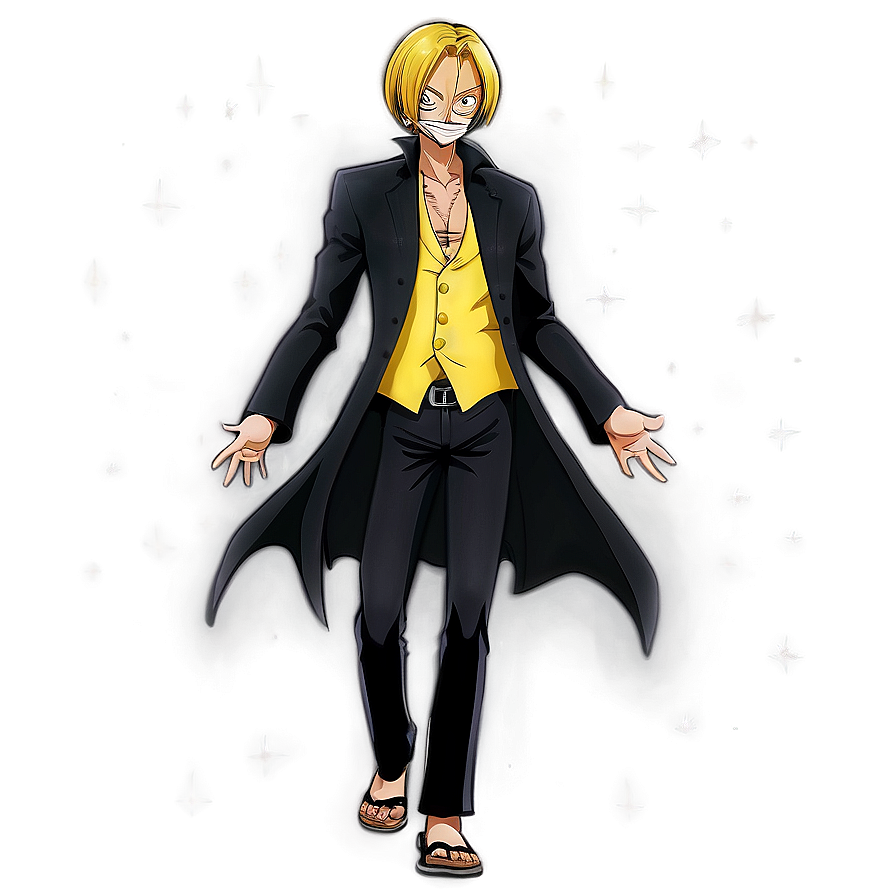 Sanji's Stealth Black Mode Png Kyg