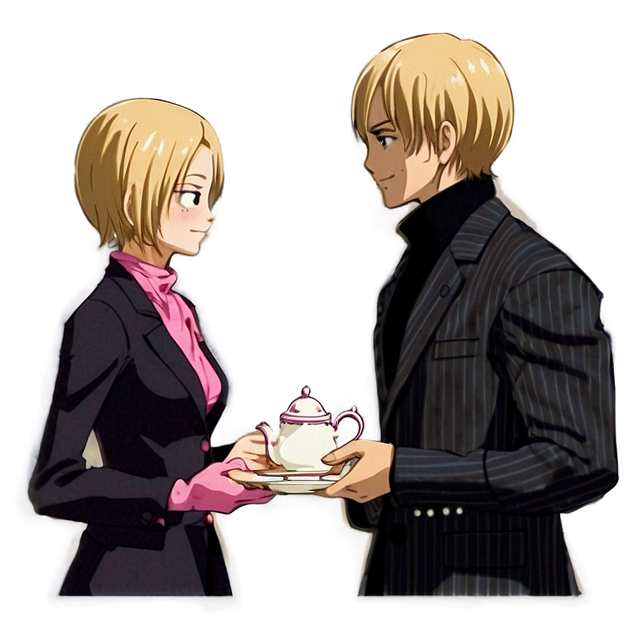 Sanji's Tea Party Infiltration Png Obl81