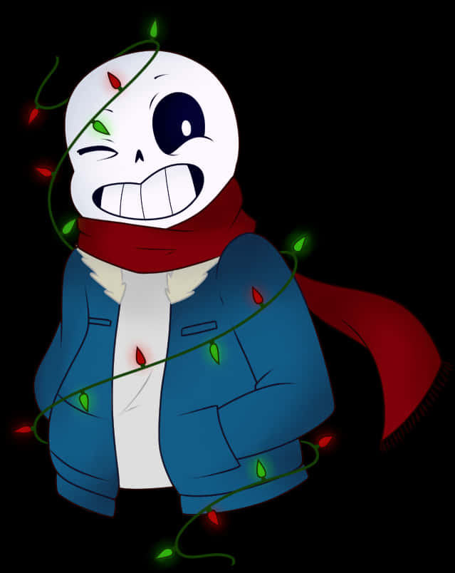 Sans Undertale Holiday Lights