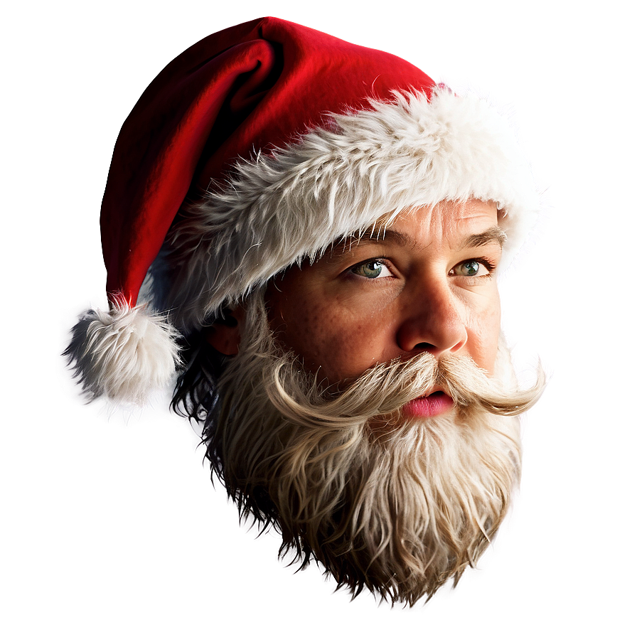 Santa Beard And Hat Png 05032024