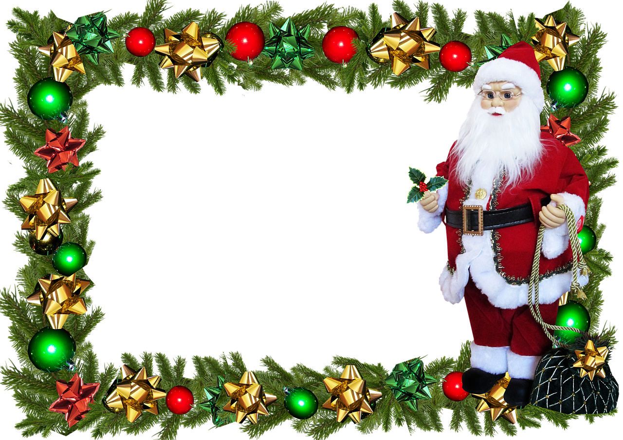 Santa Claus Christmas Frame