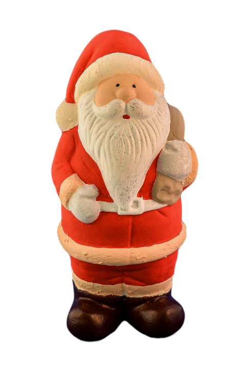 Santa Claus Figurine Transparent Background