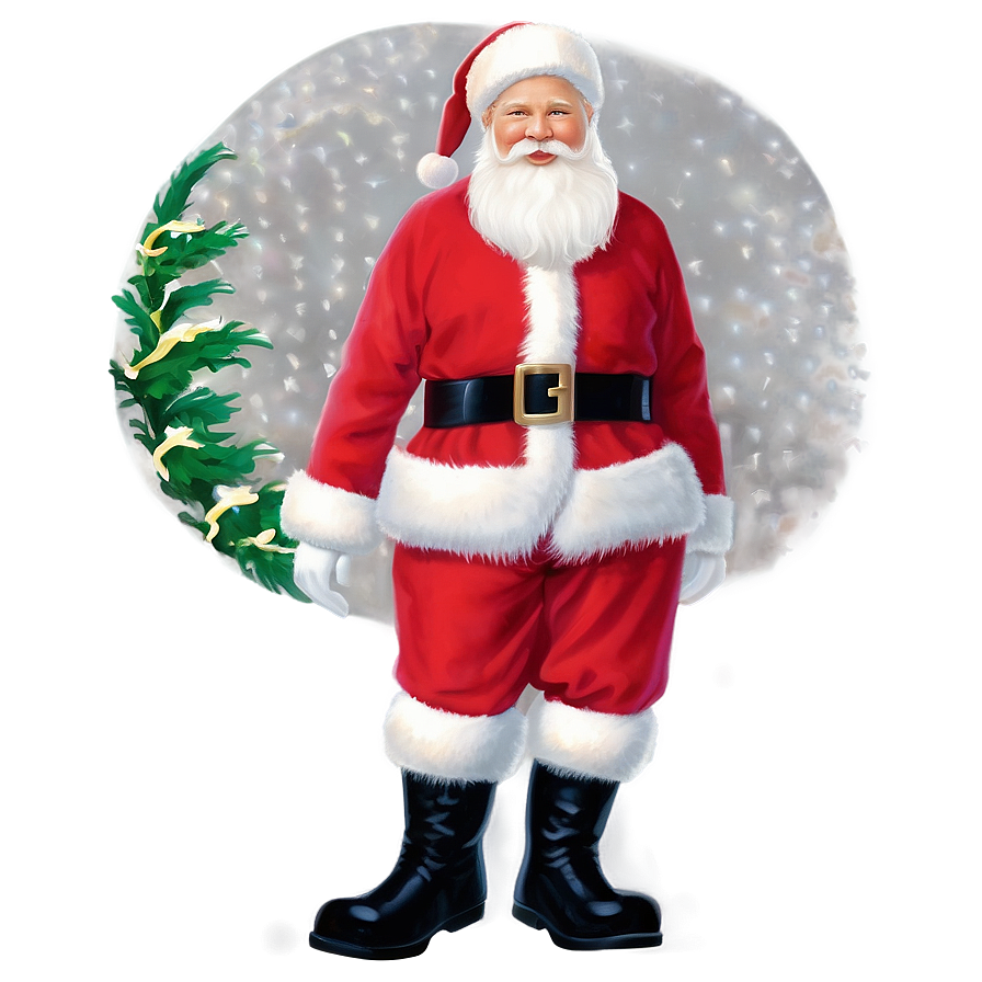 Santa Claus Holiday Png 06252024