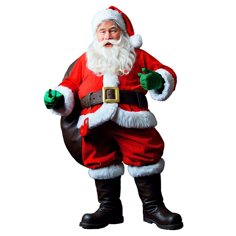 Santa Claus In Snow Png Nsq95