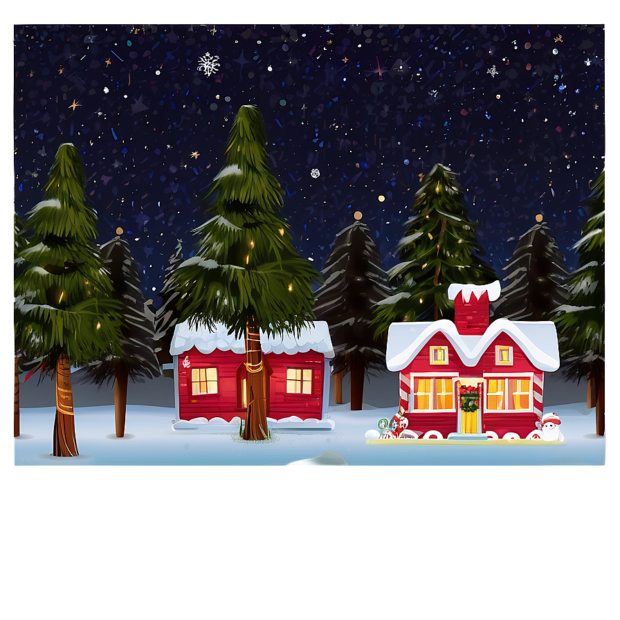 Santa Claus North Pole Home Png Hsi33