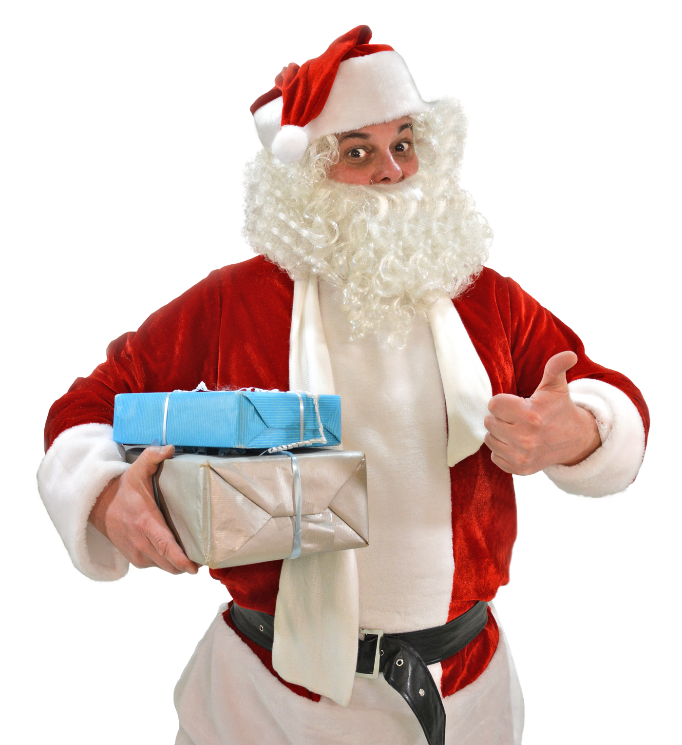Santa Claus Thumbs Up With Gifts.png