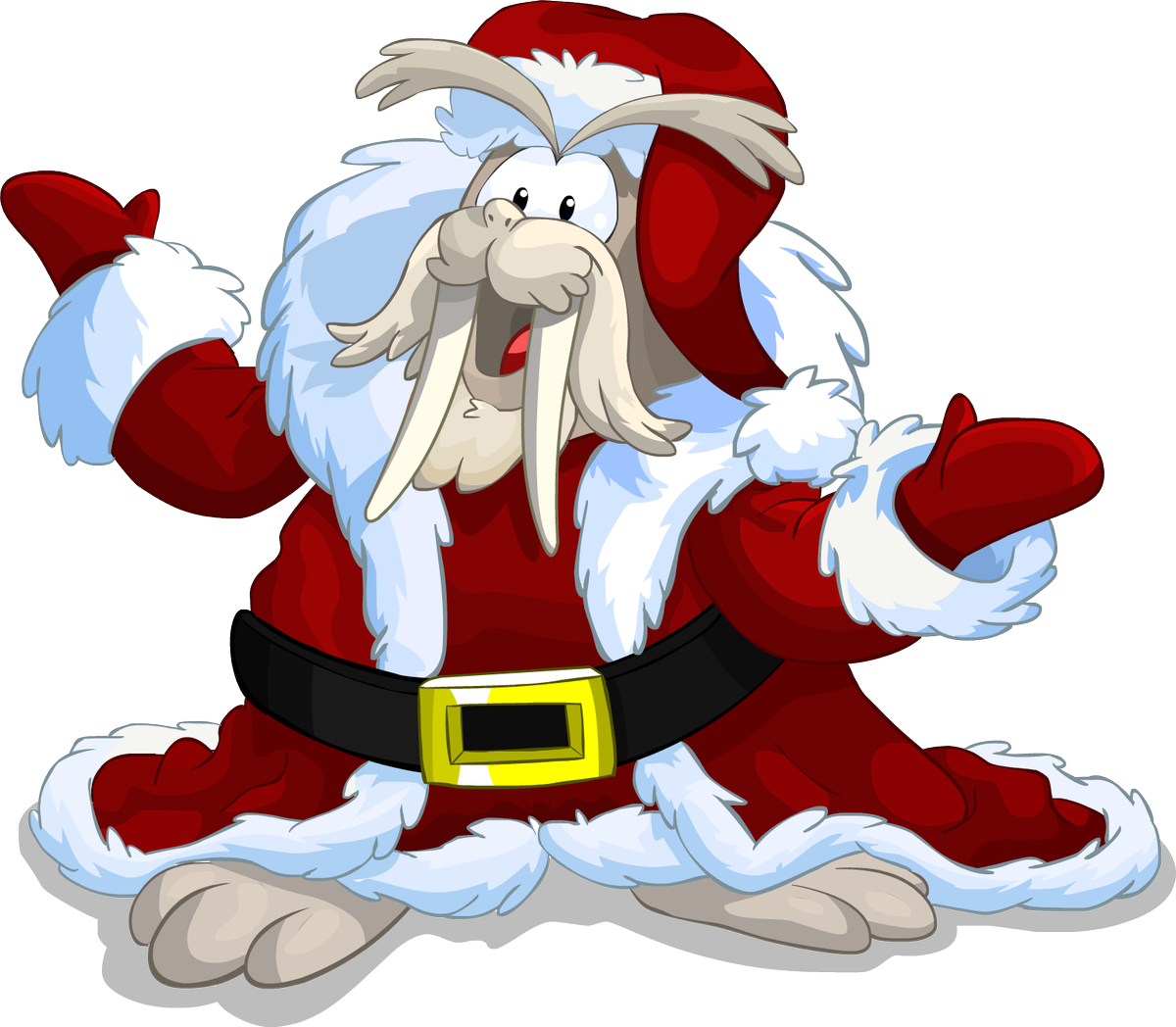 Santa Claus Walrus Cartoon