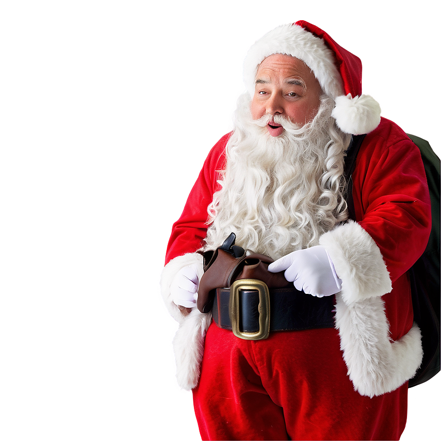 Santa Claus With Bag Png Wye