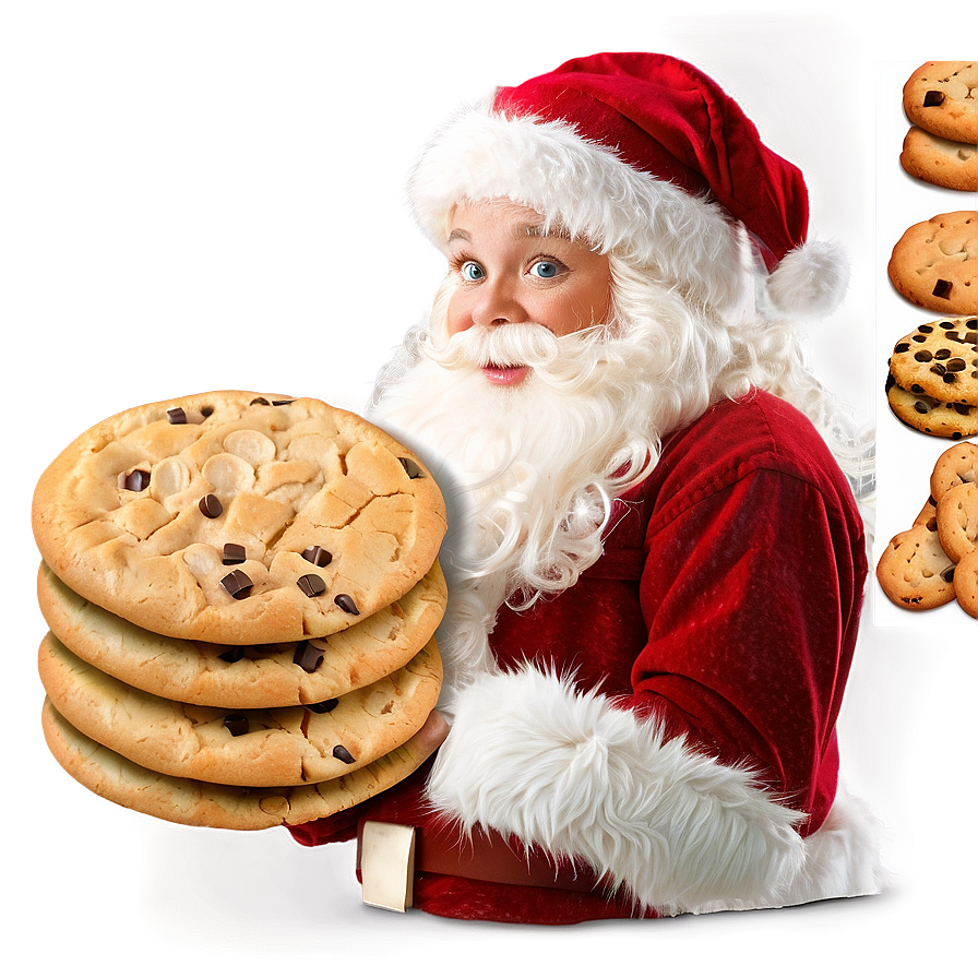 Santa Claus With Cookies Png 05212024