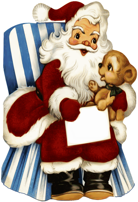 Santa_ Claus_with_ Teddy_ Bear_and_ List