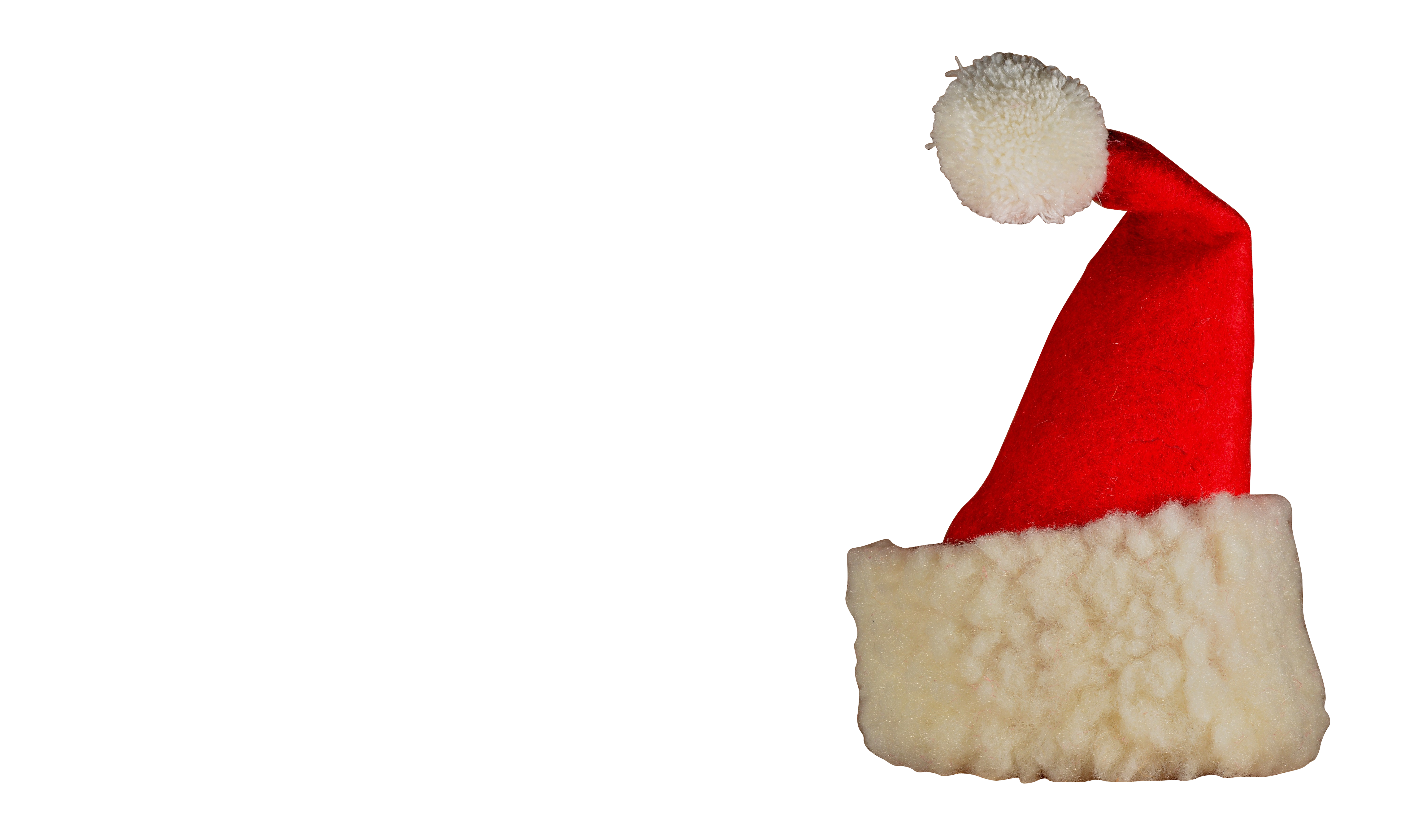 Santa Hat Black Background