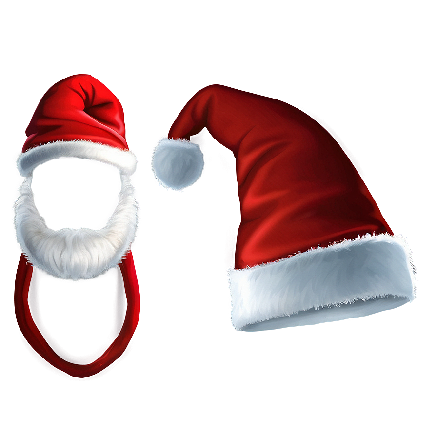 Santa Hat Cartoon Outline Png Ghj