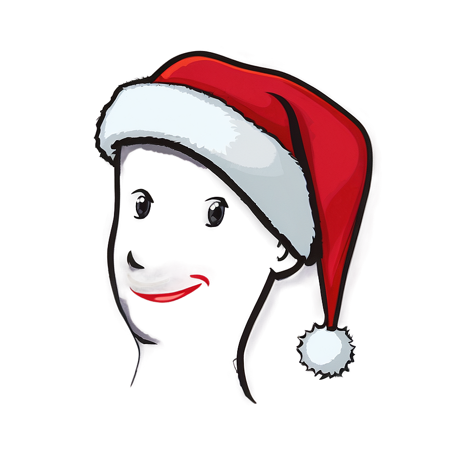 Santa Hat Cartoon Png 06272024