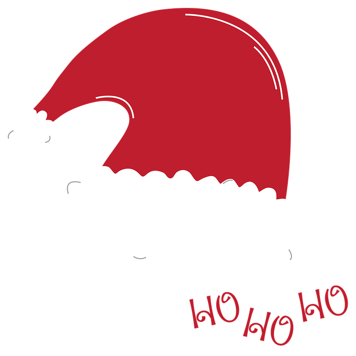 Santa Hat Ho Ho Ho Graphic