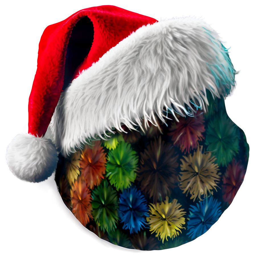 Santa Hat With Pom Pom Png 27