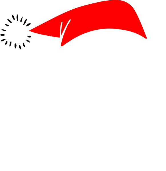 Santa Hatand Beard Graphic