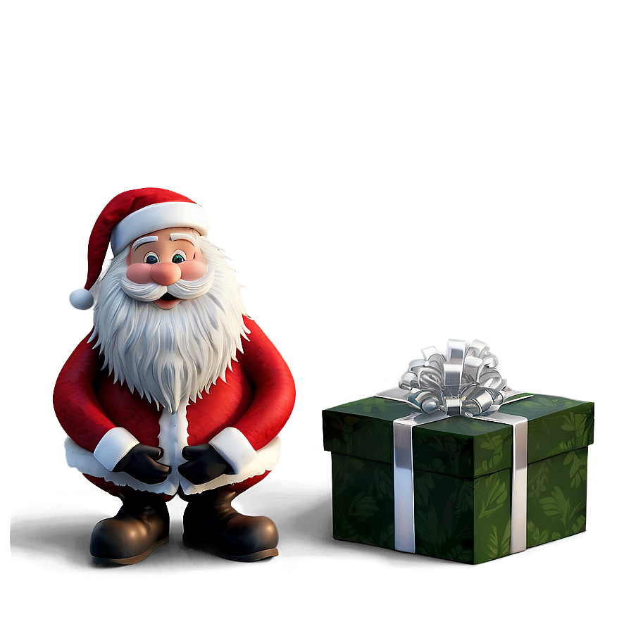 Santa's Christmas Gifts Png Ijt57