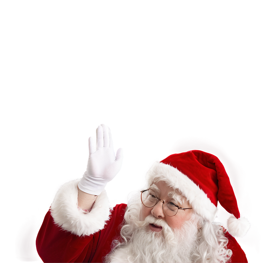 Santa With Holly Png Asg