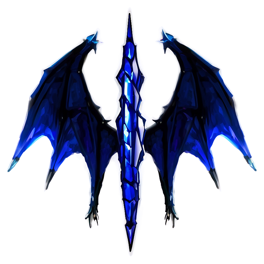 Sapphire Dragon Wings Png 06122024