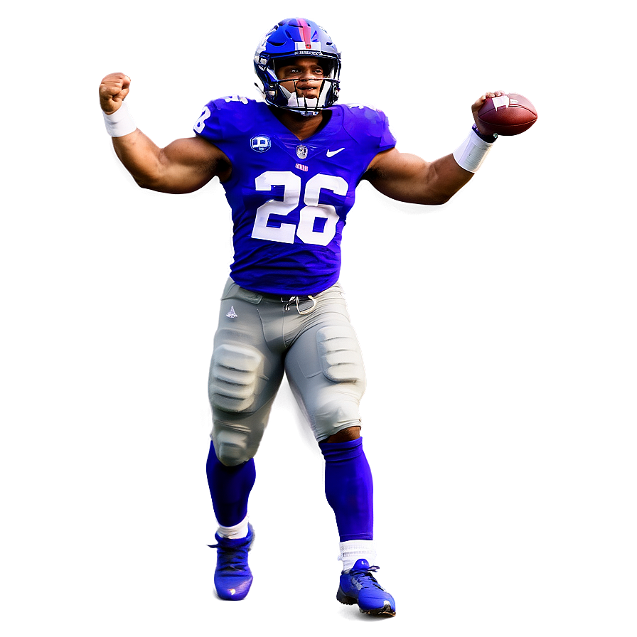 Saquon Barkley Game-winning Pose Png Xpj9