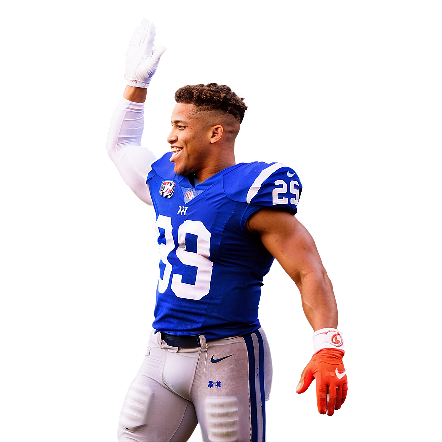 Saquon Barkley High-five Teammate Png 71