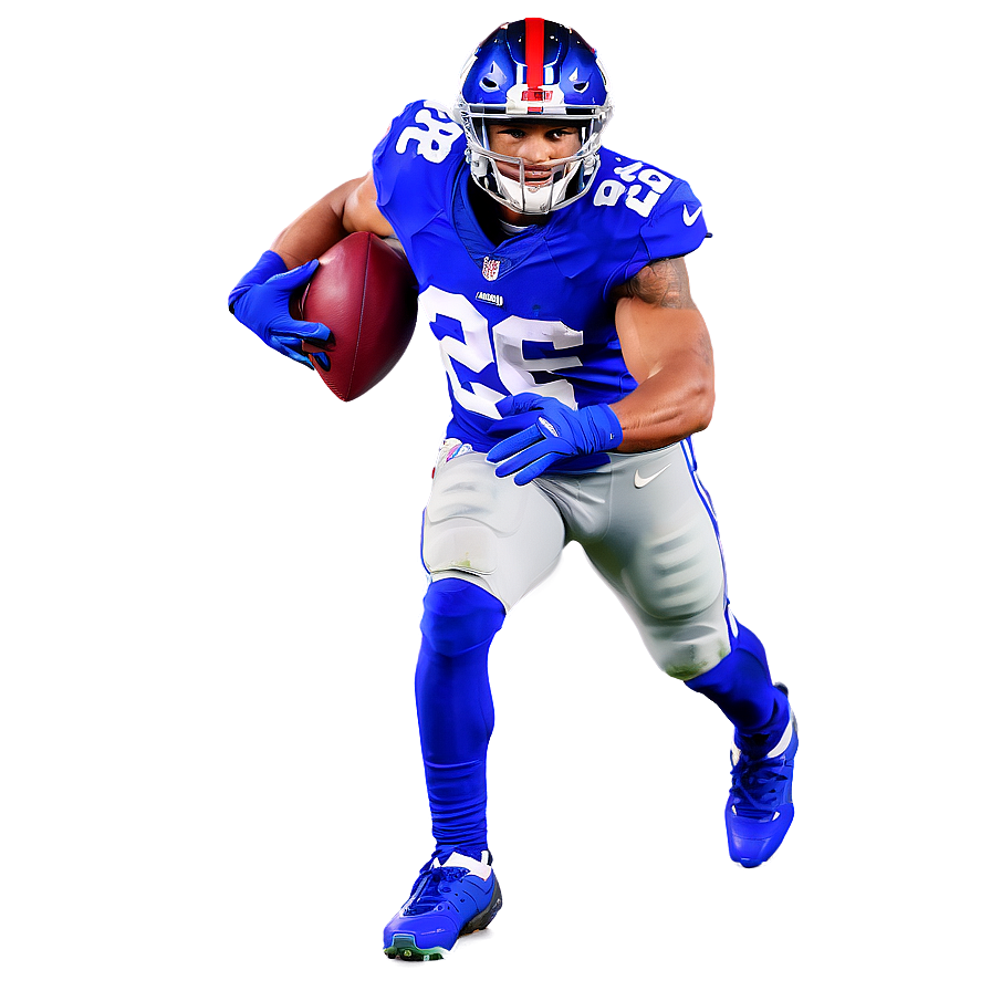 Saquon Barkley Ny Giants Uniform Png 06122024