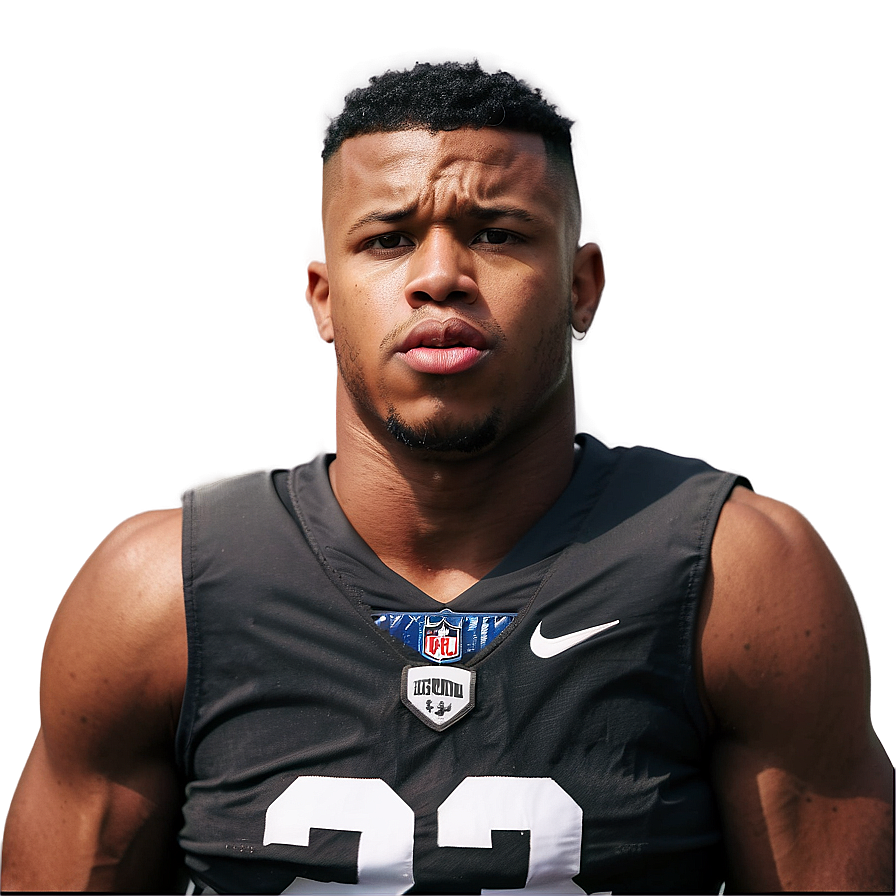 Saquon Barkley Sideline Focus Png Fdt69