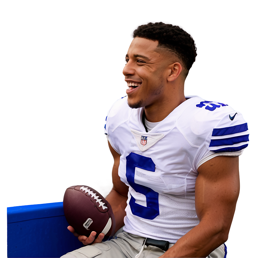 Saquon Barkley Smiling Portrait Png Duq25