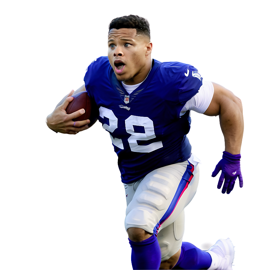 Saquon Barkley Super Bowl Preparation Png 26