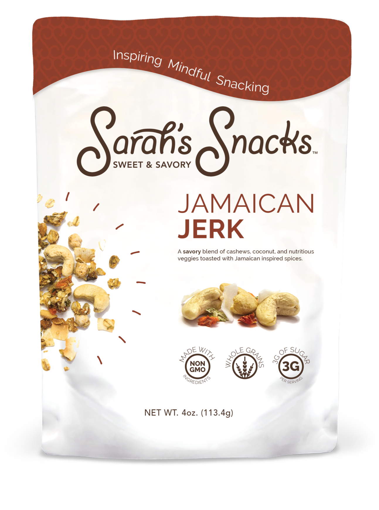 Sarahs Snacks Jamaican Jerk Flavor Package