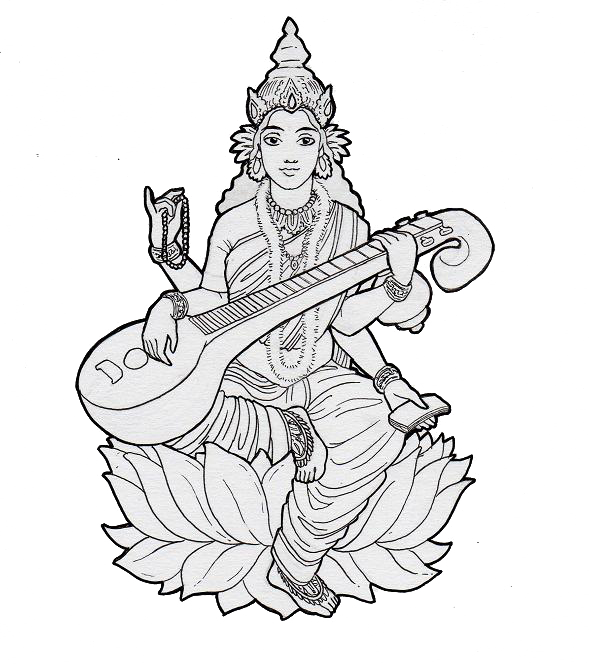 Saraswati Goddessof Knowledgeand Music