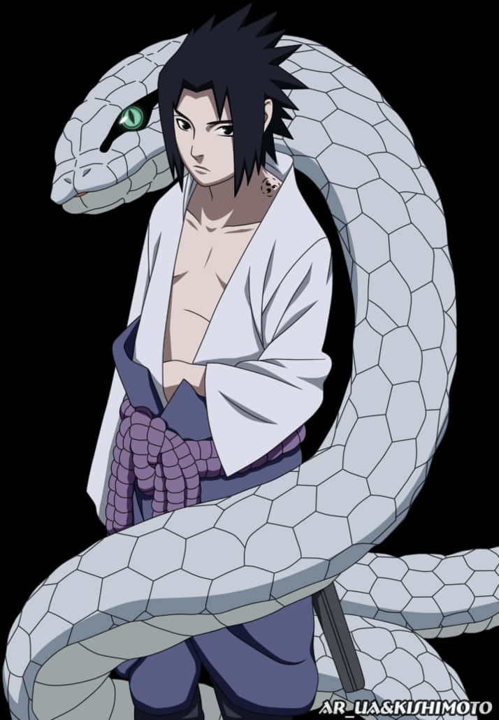 Sasukewith Giant Snake