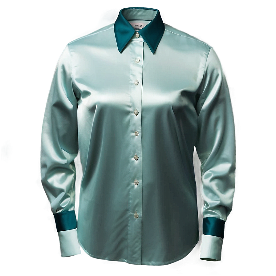 Satin Collar Shirt Png 1