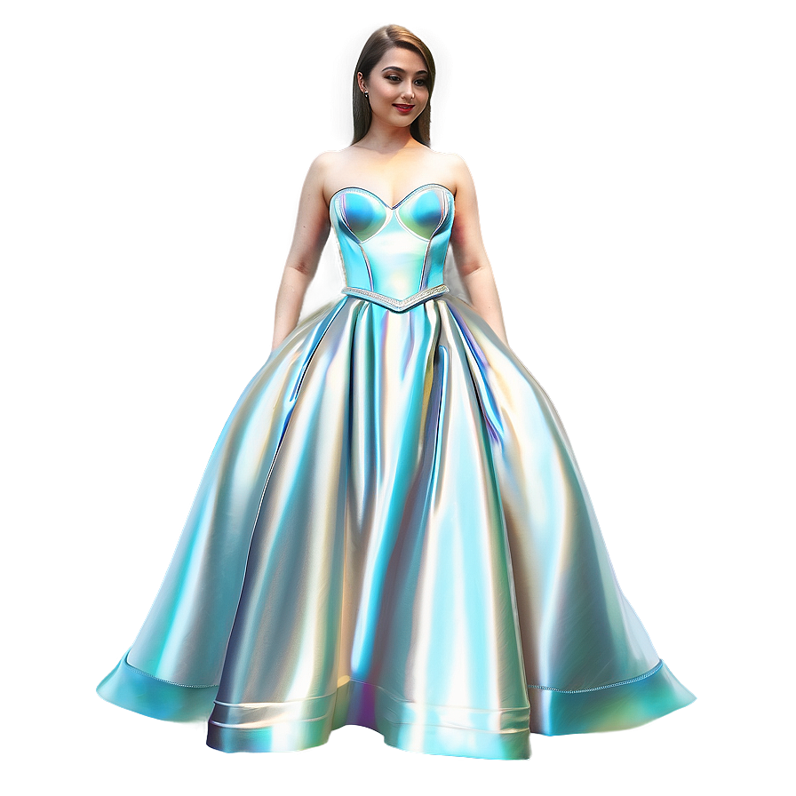 Satin Gown Dress Png Hgh82