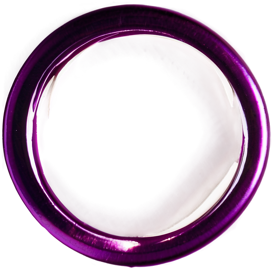 Satin Purple Circle Png Qrf