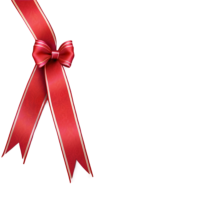 Satin Red Ribbon Bow Png Xxt49