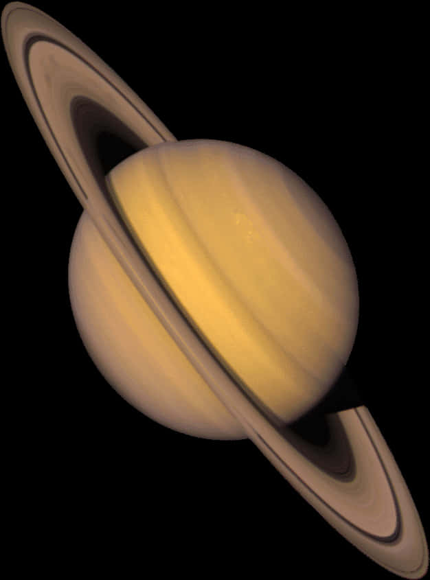 Saturn Planet Rings Portrait