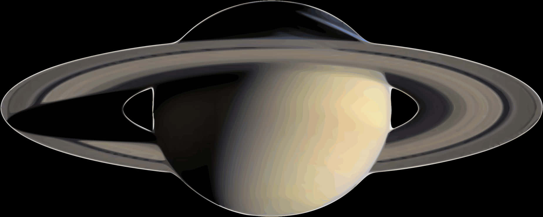 Saturn Planetary Rings Profile